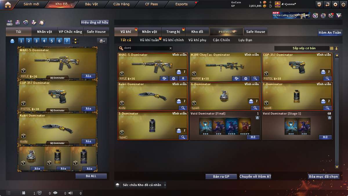 shop acc cf uy tin gia re